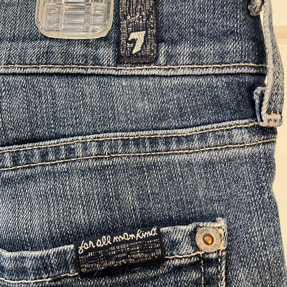 7 For All Mankind straight leg jeans SZ 28 - Picture 2 of 3